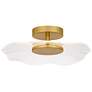 2_Quoizel Ibis 17 1/2" Wide Brushed Gold LED Ceiling Light