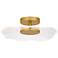 Quoizel Ibis 17 1/2" Wide Brushed Gold LED Ceiling Light