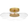 3_Quoizel Ibis 17 1/2" Wide Brushed Gold LED Ceiling Light more views