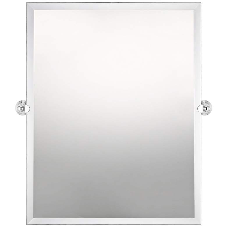 Quoizel Impression Polished Chrome 25 1/2&quot; x 28&quot; Wall Mirror