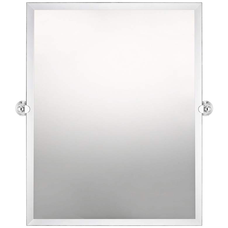 Image 1 Quoizel Impression Polished Chrome 25 1/2" x 28" Wall Mirror