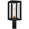 Quoizel Infinger 17 1/2" High Earth Black Outdoor Post Mount Light