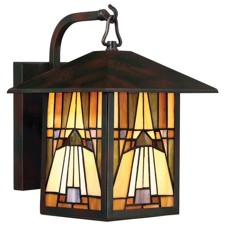 Image 2 Quoizel Inglenook 11 3/4" High Valiant Bronze Outdoor Wall Light