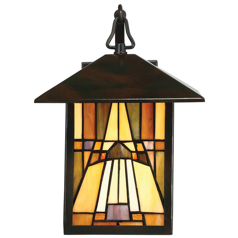 Image 3 Quoizel Inglenook 11 3/4 inch High Valiant Bronze Outdoor Wall Light more views