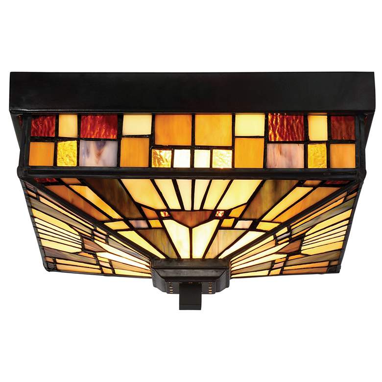 Image 4 Quoizel Inglenook 11" Wide Valiant Bronze Outdoor Ceiling Light more views