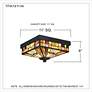 6_Quoizel Inglenook 11" Wide Valiant Bronze Outdoor Ceiling Light more views