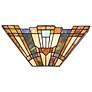 Quoizel Inglenook 16" Wide Tiffany-Style Pocket Wall Sconce