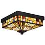 Thumbnail2 of Quoizel Inglenook 6" High Valiant Bronze Outdoor Ceiling Light