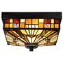 Thumbnail4 of Quoizel Inglenook 6" High Valiant Bronze Outdoor Ceiling Light more views