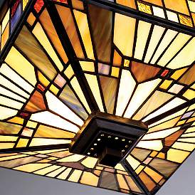 Image5 of Quoizel Inglenook 6" High Valiant Bronze Outdoor Ceiling Light more views