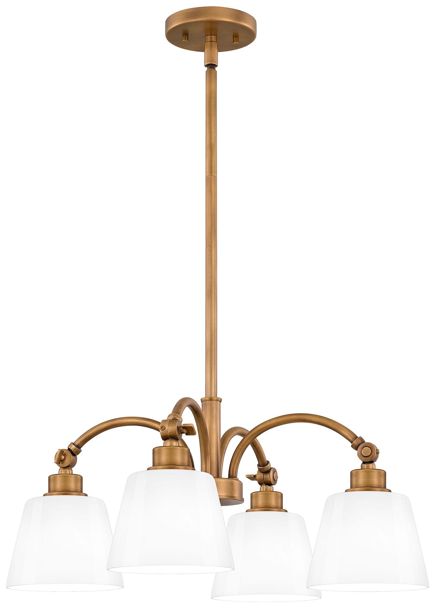 Image Quoizel Iota 22" Wide Weathered Brass 4-Light Pendant