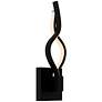 3_Quoizel Isadora 15 3/4" High Matte Black LED Wall Sconce