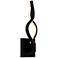 Quoizel Isadora 15 3/4" High Matte Black LED Wall Sconce