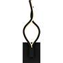 6_Quoizel Isadora 15 3/4" High Matte Black LED Wall Sconce more views