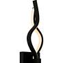 Quoizel Isadora 15 3/4" High Matte Black LED Wall Sconce in scene