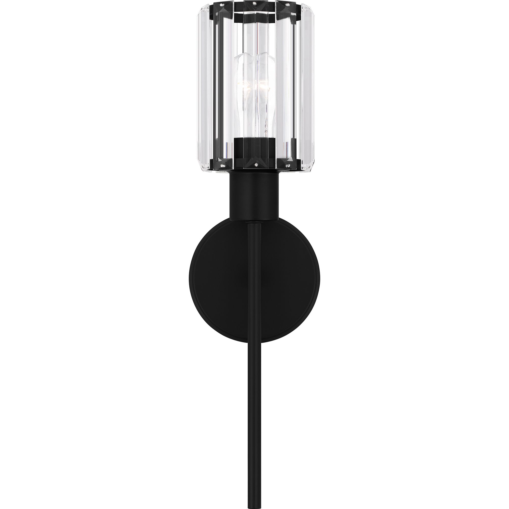 Image 3 Quoizel Isla 17" High Matte Black Wall Sconce more views