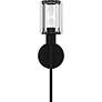 3_Quoizel Isla 17" High Matte Black Wall Sconce more views