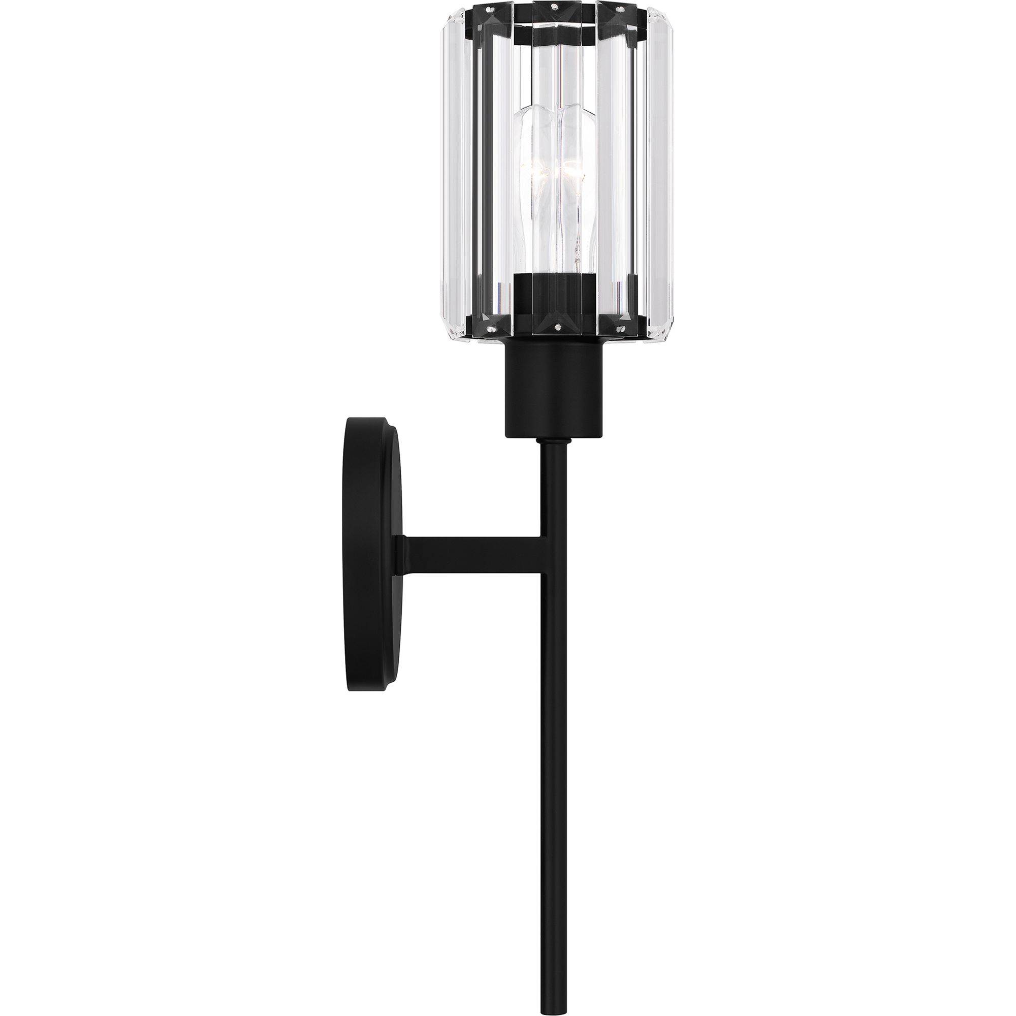 Image 4 Quoizel Isla 17" High Matte Black Wall Sconce more views