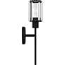 4_Quoizel Isla 17" High Matte Black Wall Sconce more views
