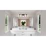 6_Quoizel Isla 29" Wide Matte Black 4-Light Vanity Bath Light more views