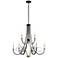 Quoizel Jada 32" Wide Matte Black 9-Light Chandelier
