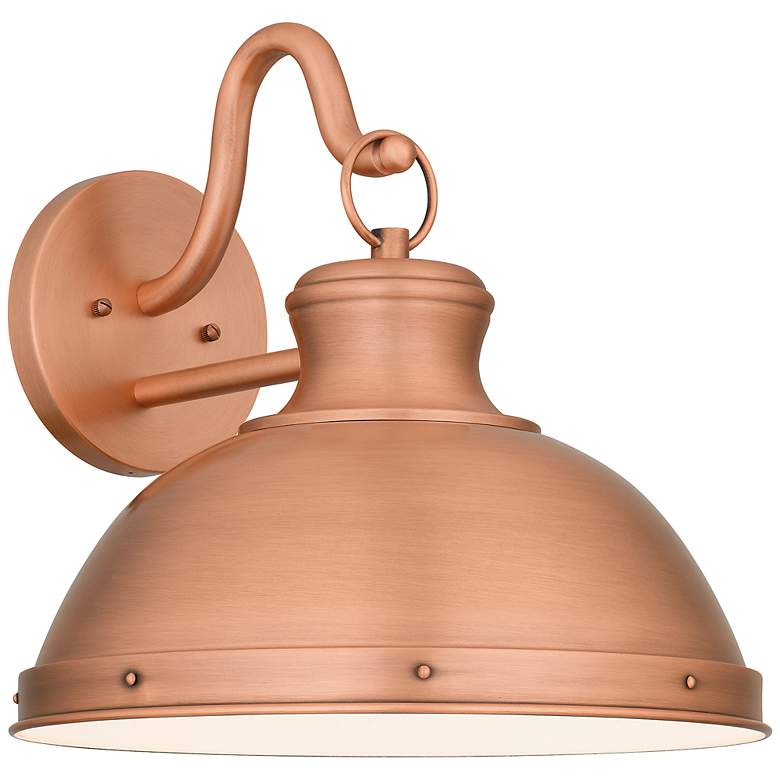 Image 2 Quoizel Jameson 14" High Aged Copper Outdoor Wall Light