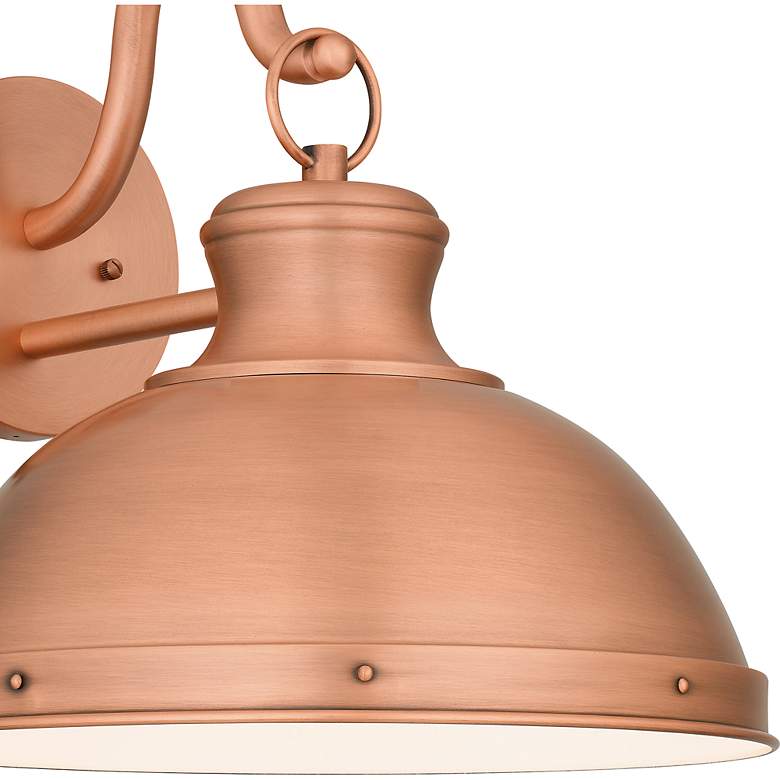 Image 5 Quoizel Jameson 14" High Aged Copper Outdoor Wall Light more views
