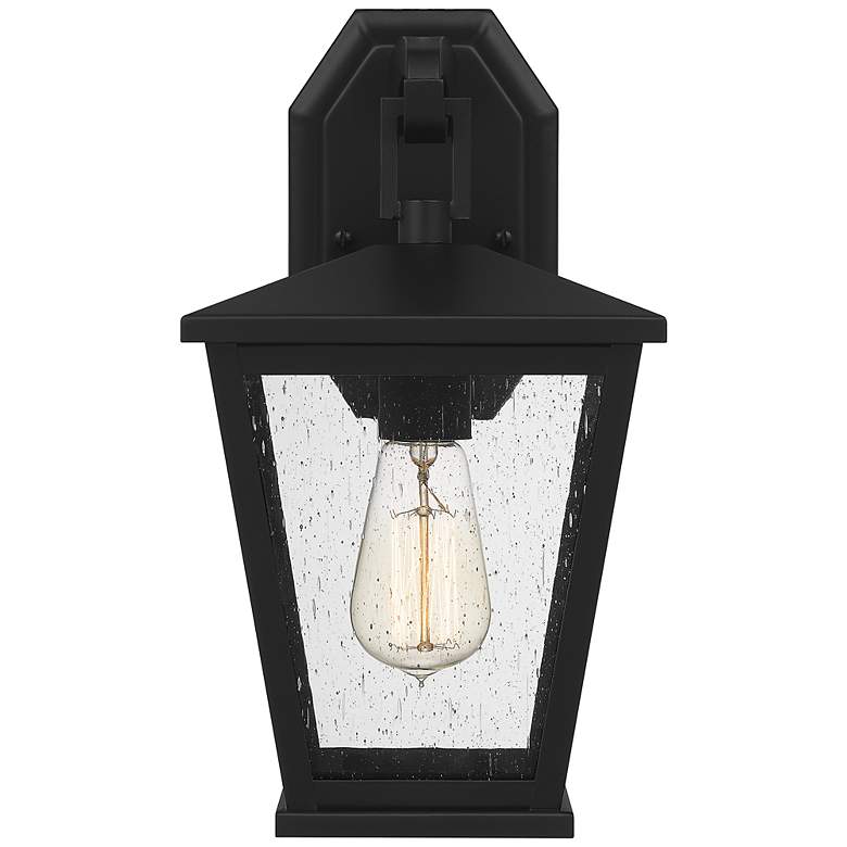 Image 5 Quoizel Joffrey 13 1/4" High Matte Black Outdoor Wall Light more views