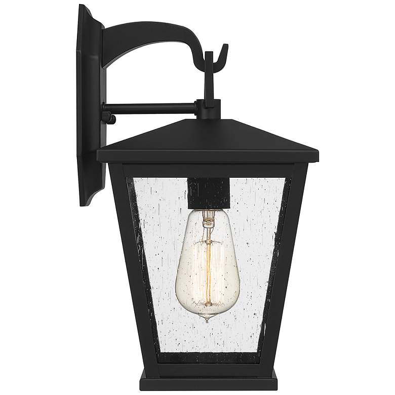 Image 6 Quoizel Joffrey 13 1/4" High Matte Black Outdoor Wall Light more views