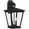 Quoizel Joffrey 18 1/2" High Matte Black Outdoor Wall Light