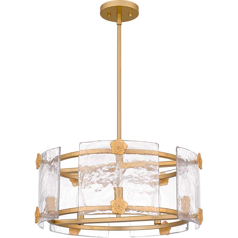 Image 2 Quoizel Jolie 21" Wide Light Gold 6-Light Pendant more views