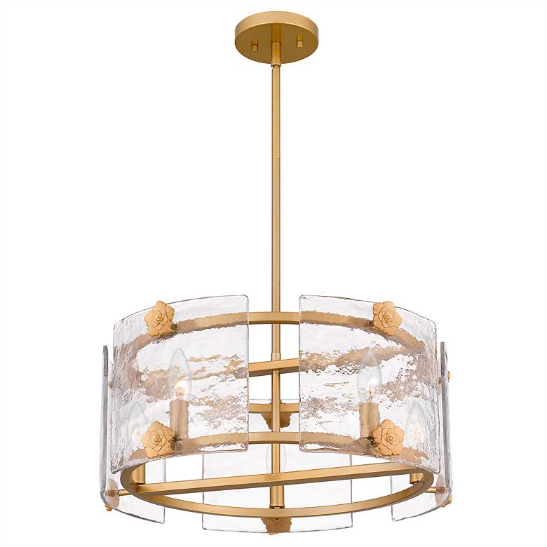 Image 4 Quoizel Jolie 21" Wide Light Gold 6-Light Pendant more views