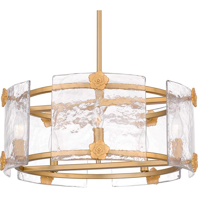Image 5 Quoizel Jolie 21" Wide Light Gold 6-Light Pendant more views