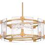 5_Quoizel Jolie 21" Wide Light Gold 6-Light Pendant more views
