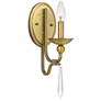 Quoizel Joules 14 1/2" High Aged Brass Wall Sconce