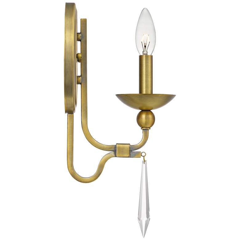 Image 4 Quoizel Joules 14 1/2 inch High Aged Brass Wall Sconce more views