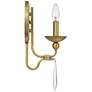 Quoizel Joules 14 1/2" High Aged Brass Wall Sconce