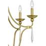 5_Quoizel Joules 25" Wide Aged Brass 5-Light Chandelier more views