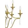 5_Quoizel Joules 32" Wide Aged Brass 9-Light Tiered Chandelier more views