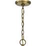 6_Quoizel Joules 32" Wide Aged Brass 9-Light Tiered Chandelier more views