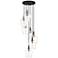 Quoizel June 19 1/2" Wide Earth Black Multi Light Pendant