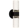 2_Quoizel Kaia 14" High Matte Black LED Outdoor Wall Light