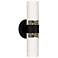 Quoizel Kaia 14" High Matte Black LED Outdoor Wall Light