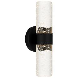 Quoizel Kaia 14" High Matte Black LED Outdoor Wall Light