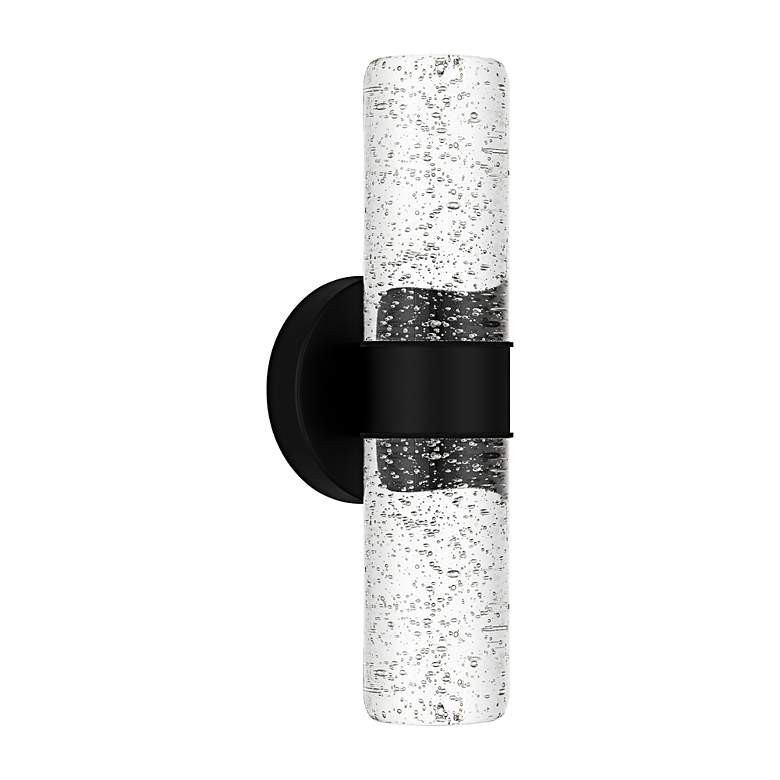 Image 3 Quoizel Kaia 14" High Matte Black LED Outdoor Wall Light more views