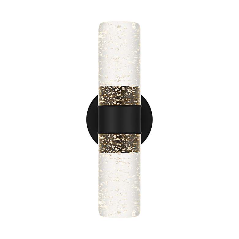 Image 4 Quoizel Kaia 14" High Matte Black LED Outdoor Wall Light more views