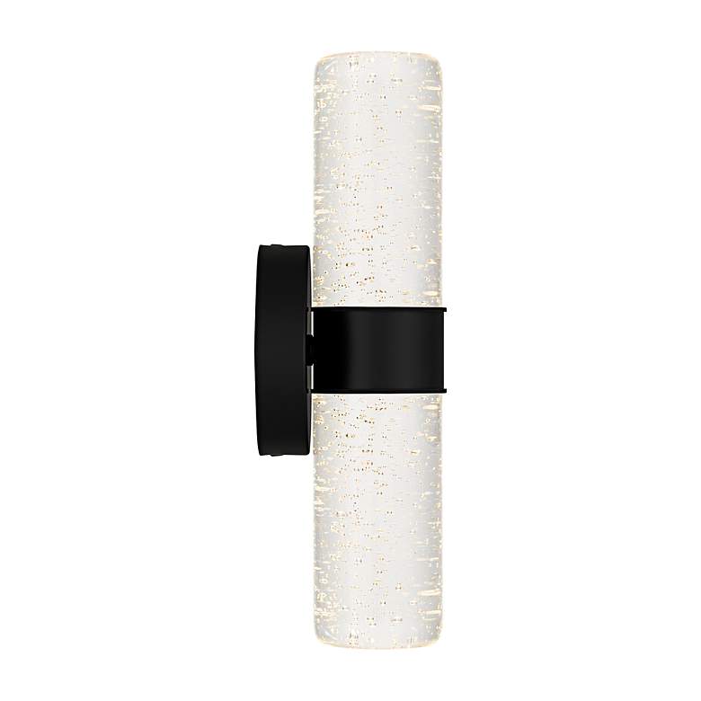 Image 5 Quoizel Kaia 14" High Matte Black LED Outdoor Wall Light more views