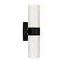 5_Quoizel Kaia 14" High Matte Black LED Outdoor Wall Light more views