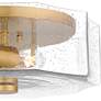5_Quoizel Kaplan 14" Wide Aged Brass 2-Light Ceiling Light more views