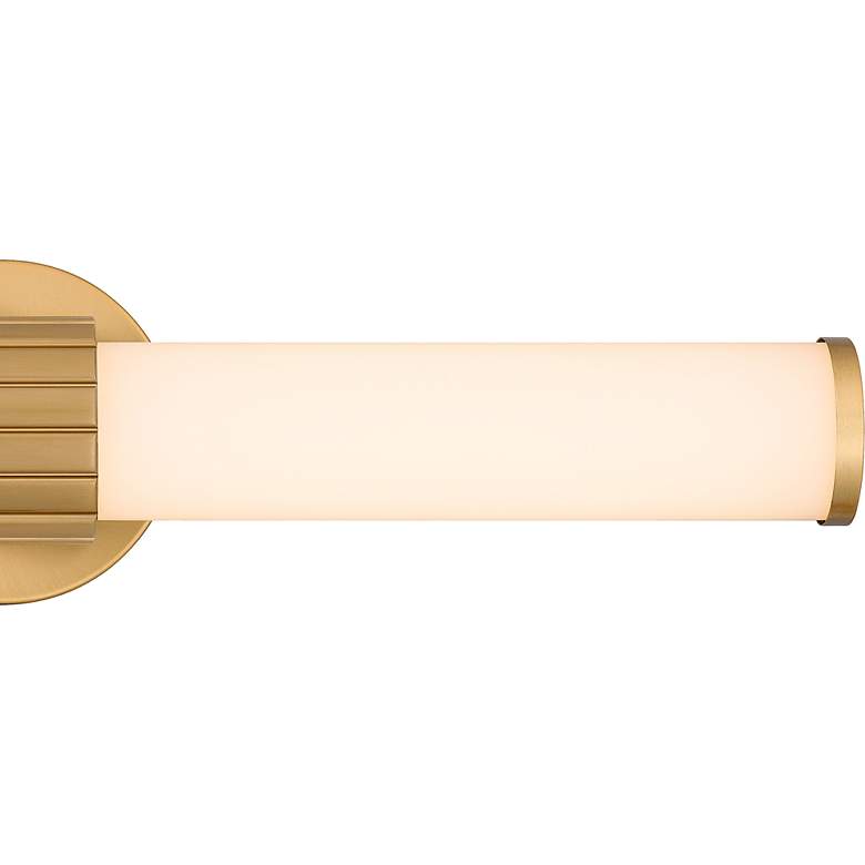 Image 5 Quoizel Kaye 22 1/2" Wide Aged Brass 2-Light LED Bath Light more views